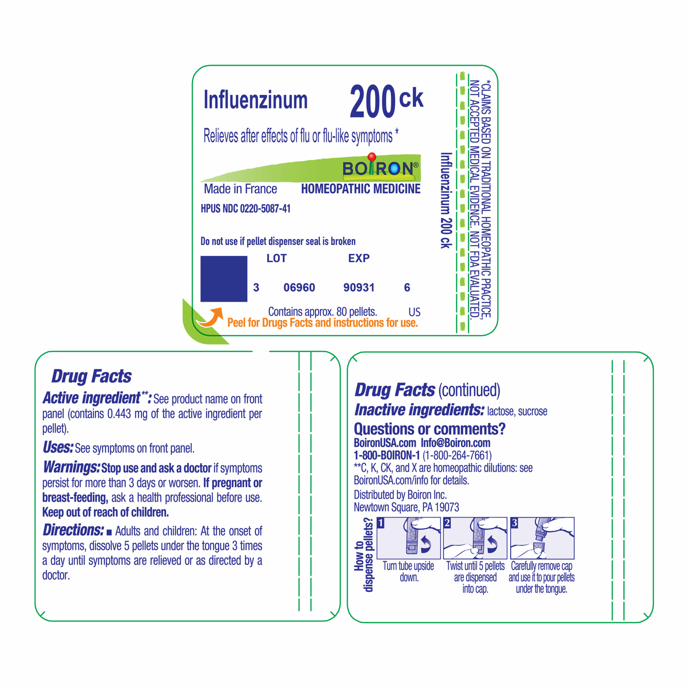 Influenzinum 200CK 80 plts Curated Wellness