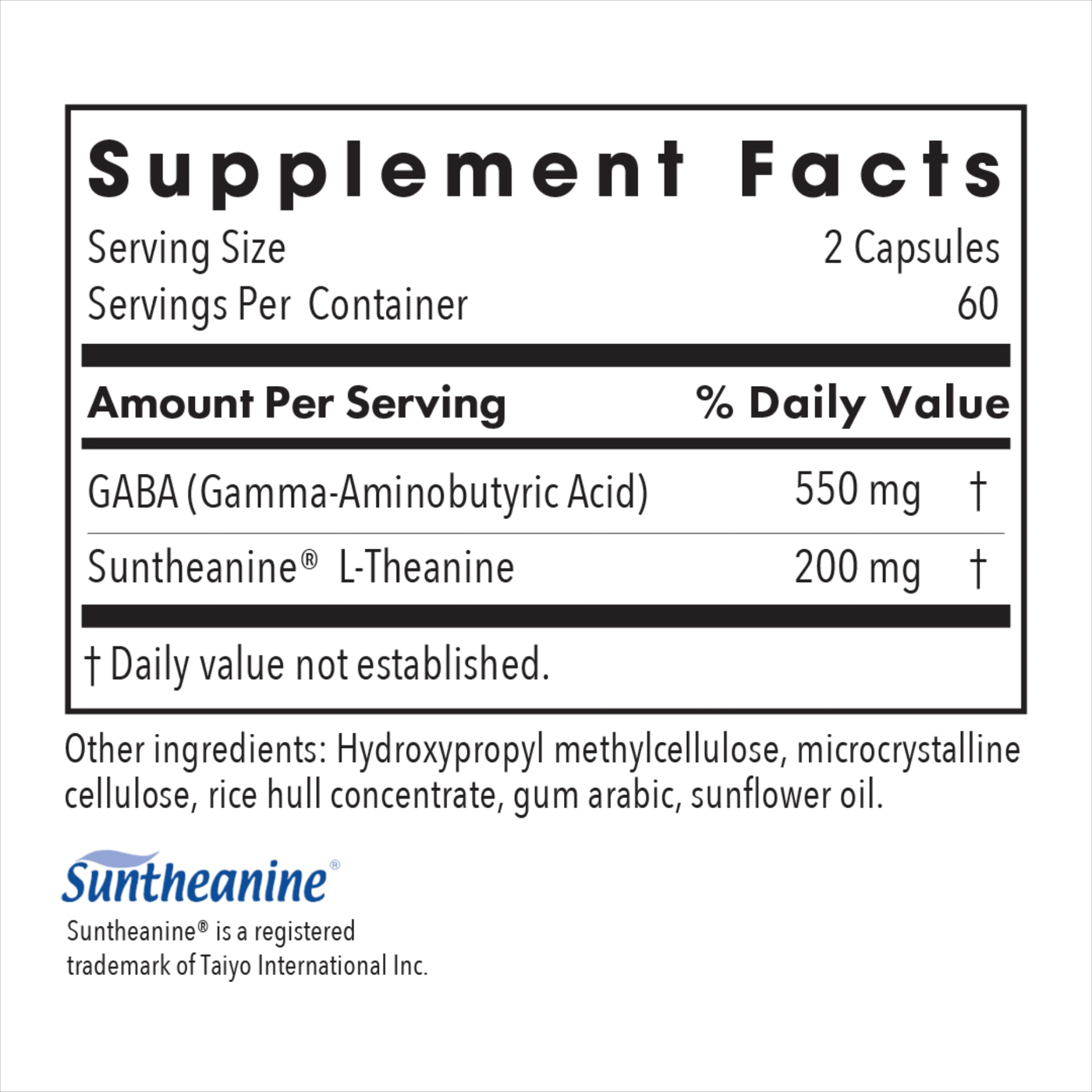 200 mg of Zen 60 vcaps Curated Wellness