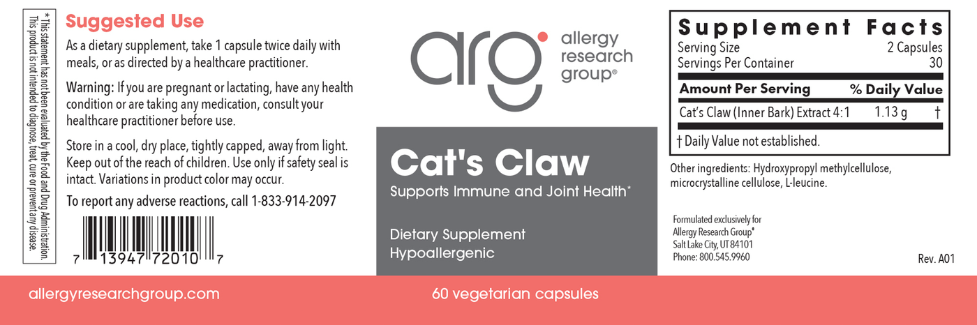 Cat's Claw  Curated Wellness