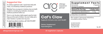 Cat's Claw  Curated Wellness