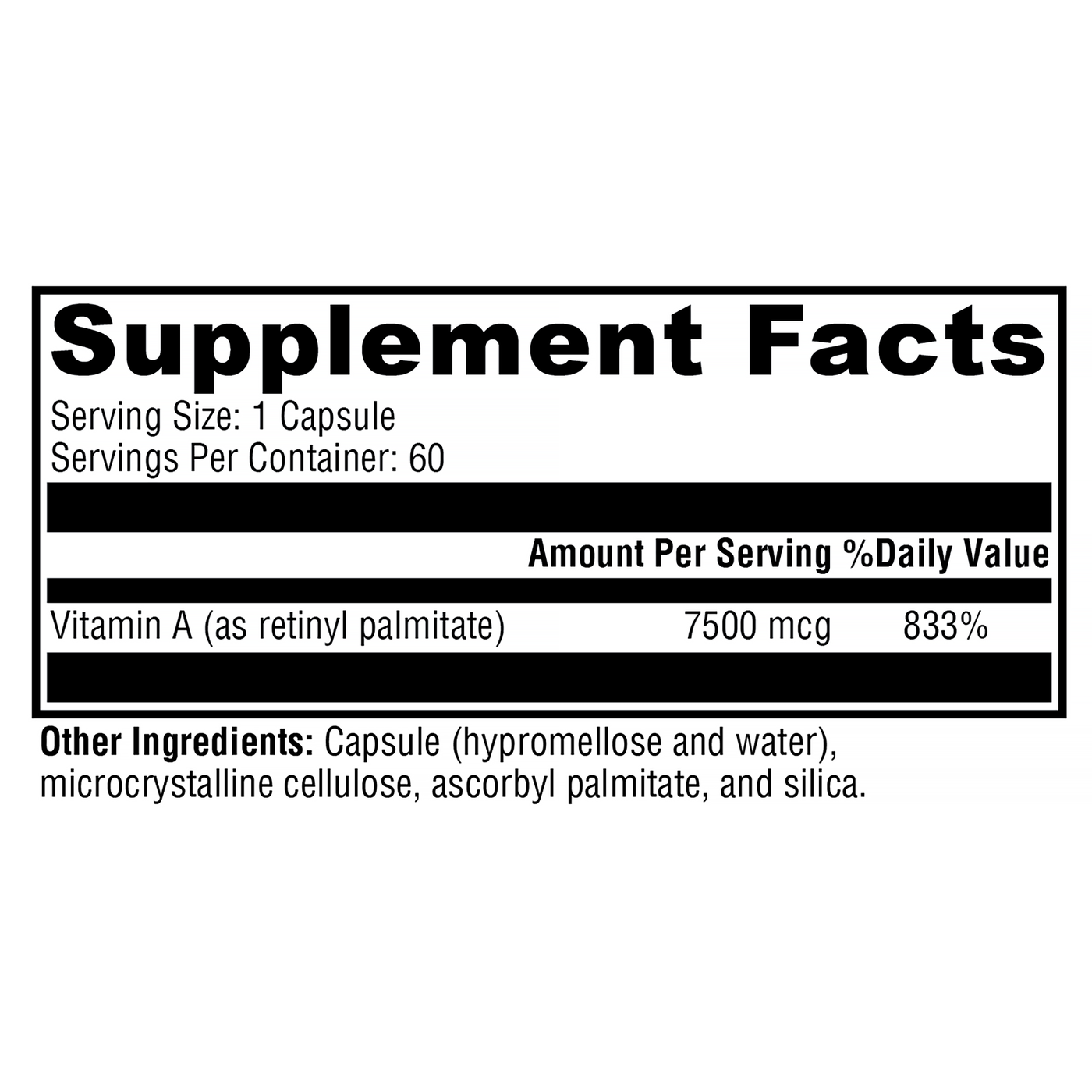 Xcellent A 7500 60 Capsules Curated Wellness