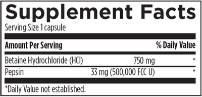 Betaine HCL  Curated Wellness