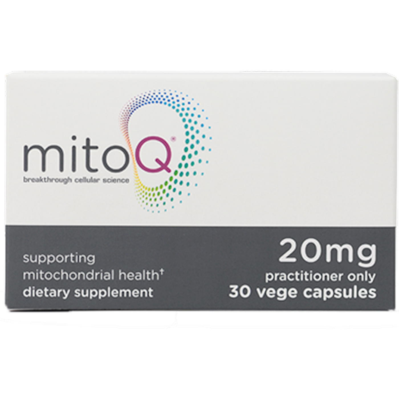 MitoQ 20 mg  Curated Wellness