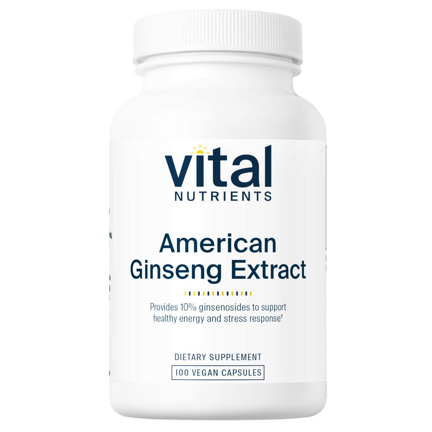 American Ginseng Extract 250mg 100 vcaps Curated Wellness