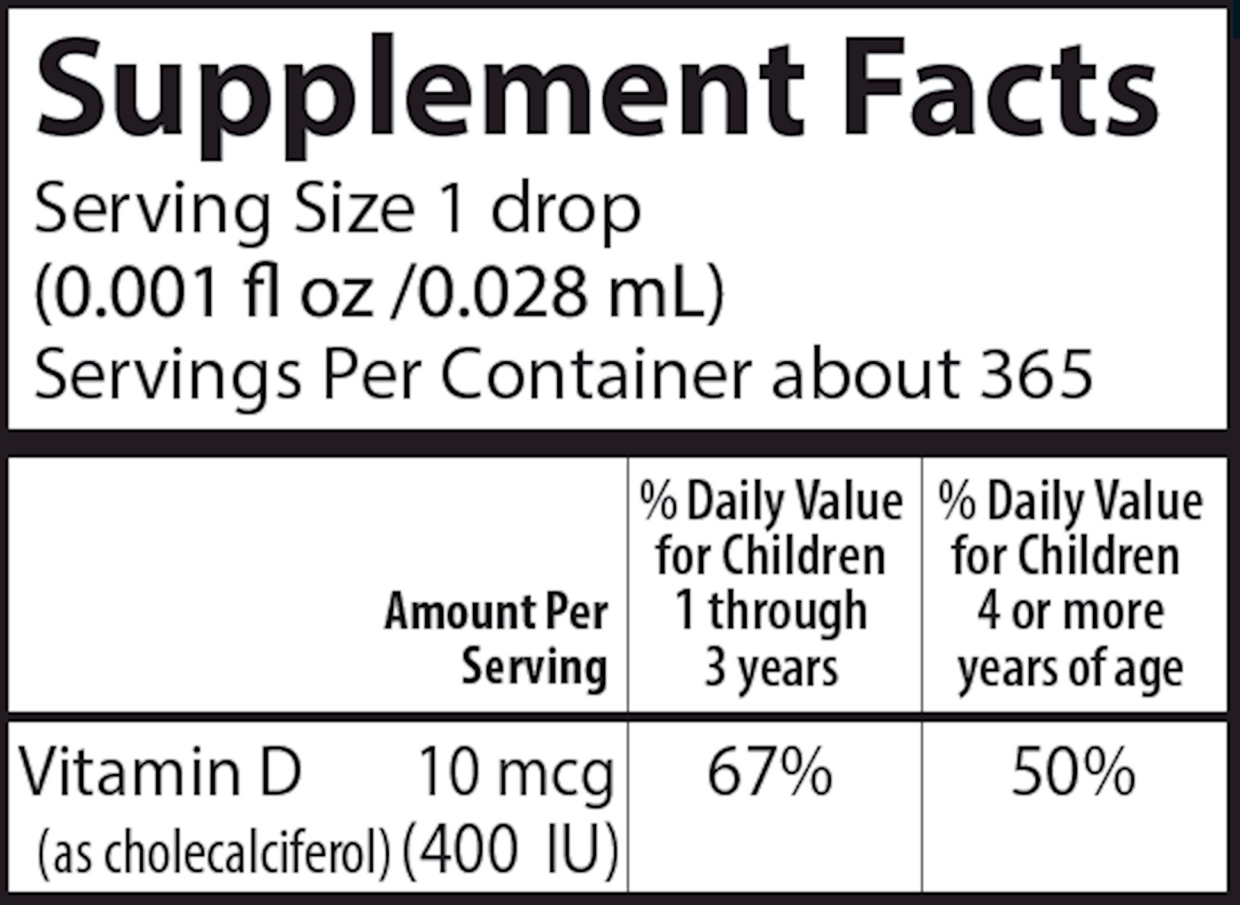 Kid's Super Daily D3 0.35 fl oz Curated Wellness