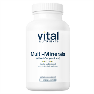 Multi-Minerals w/out Cu/Fe 120 vcaps Curated Wellness