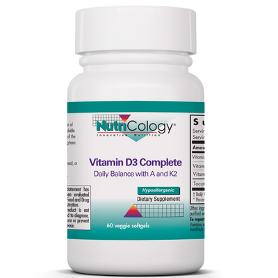 Vitamin D3 Complete Daily Balance 60ct Curated Wellness