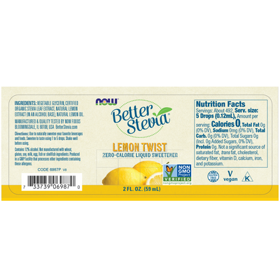 Better Stevia Lemon Twist  Curated Wellness