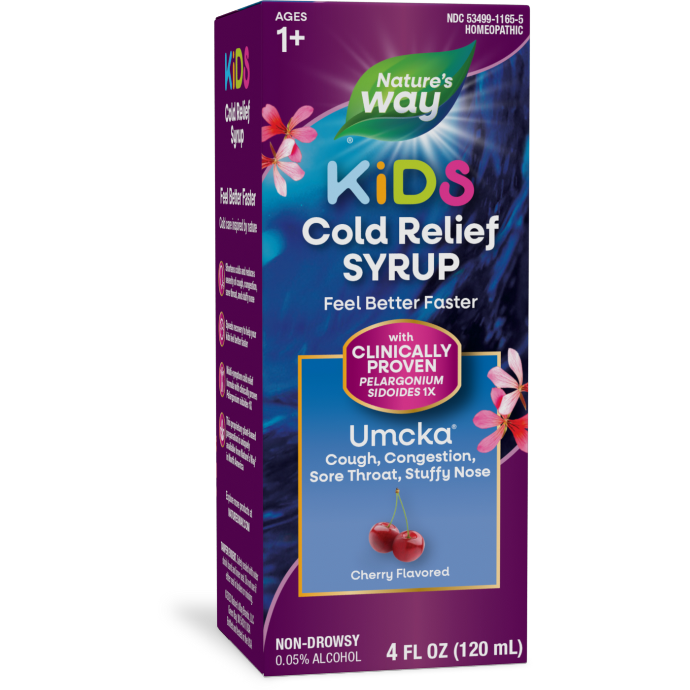 Umcka ColdCare Kids Syrup Cherry 4 fl oz Curated Wellness