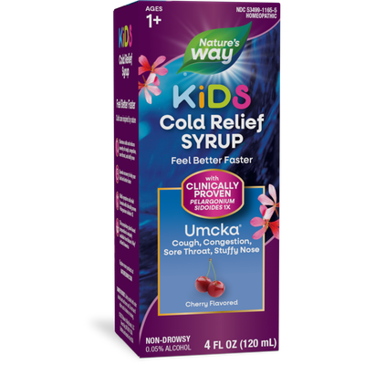 Umcka ColdCare Kids Syrup Cherry 4 fl oz Curated Wellness