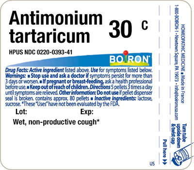 Antimonium tartaricum 30C 80 plts Curated Wellness