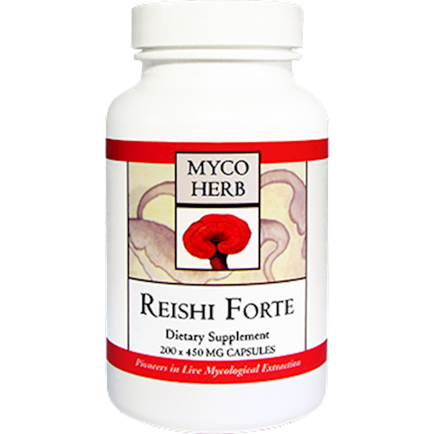 Reishi-Forte 200 caps Curated Wellness