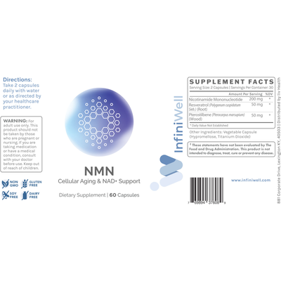 NMN - Healthy Aging Support 60c Curated Wellness