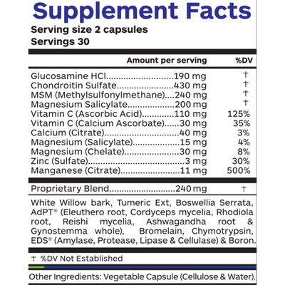 Arthro Joint Complex 60c Curated Wellness