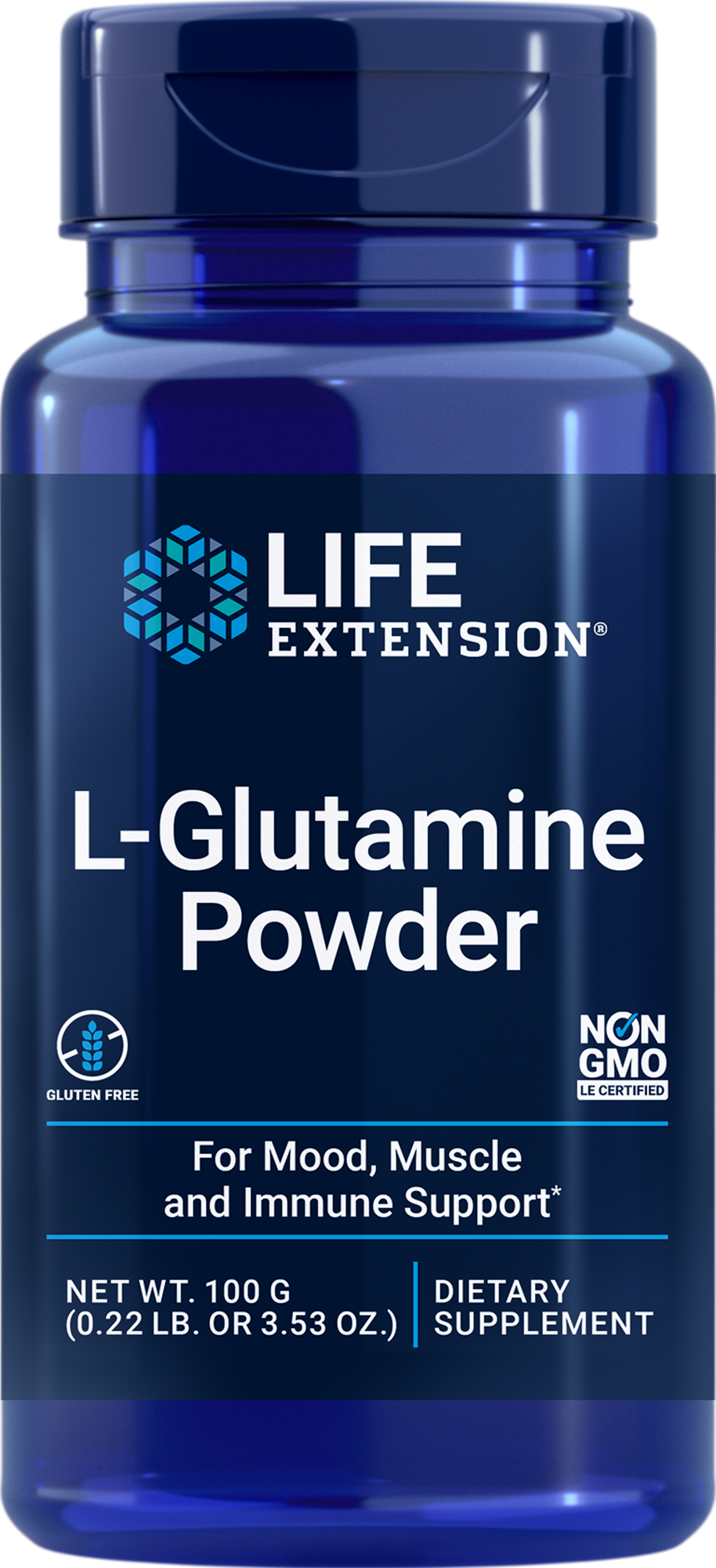 L-Glutamine Powder 100 g Curated Wellness