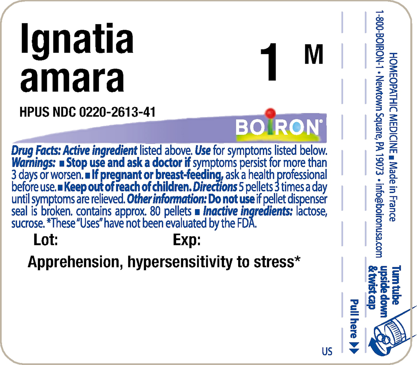 Ignatia amara 1M 80 plts Curated Wellness