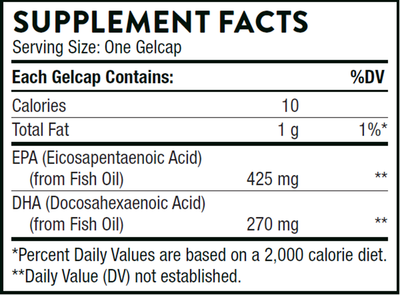 Super EPA NSF 90 gel caps Curated Wellness