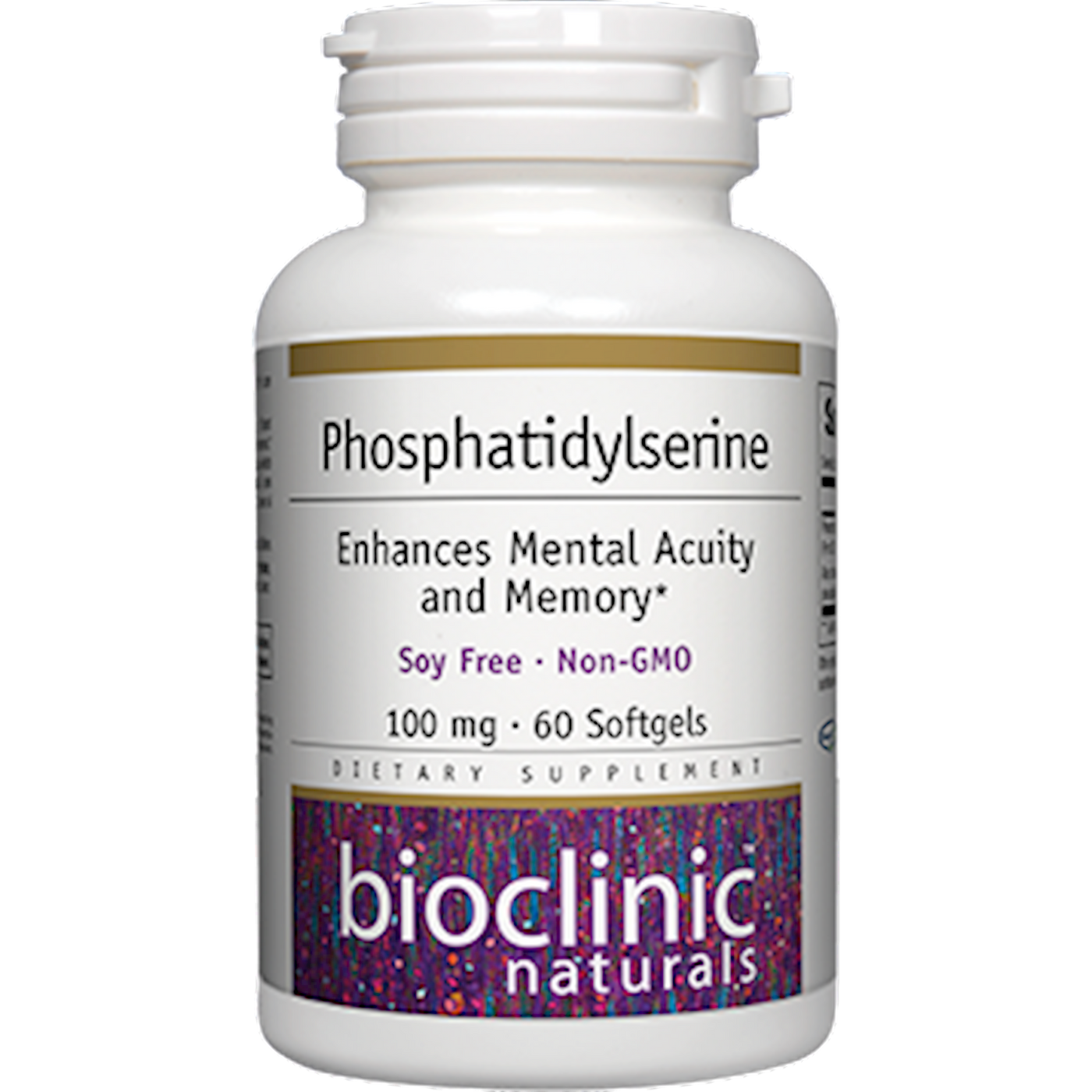 Phosphatidylserine 100mg 60 gels Curated Wellness
