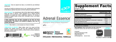 Adrenal Essence 60 Capsules Curated Wellness