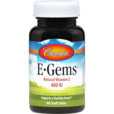 E-Gems 400 IU 60 gels Curated Wellness