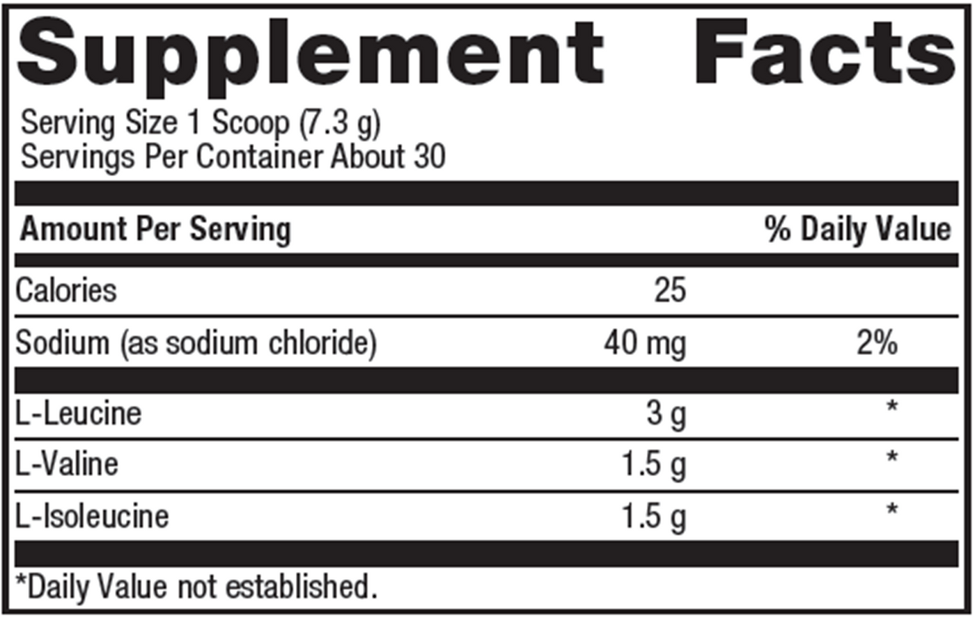 BCAA Orange Mango powder  Curated Wellness