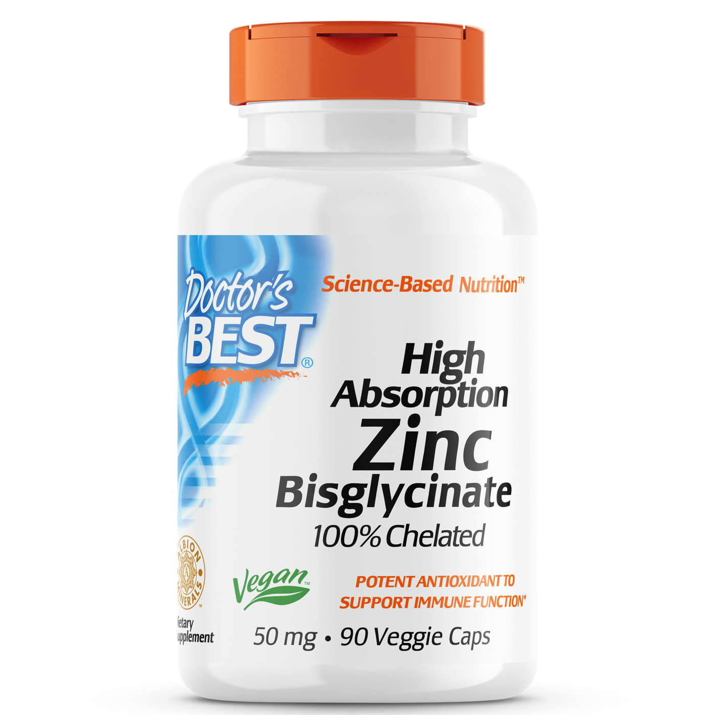 High Absorp Zinc Bisglycinate  Curated Wellness