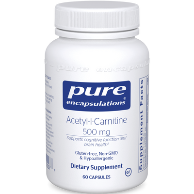 Acetyl-L-Carnitine 500 mg 60 vcaps Curated Wellness