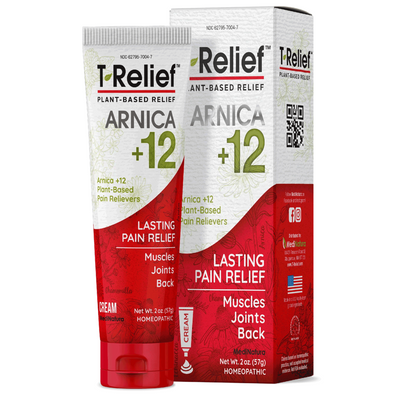 T-Relief Pain Cream +12 2oz Curated Wellness