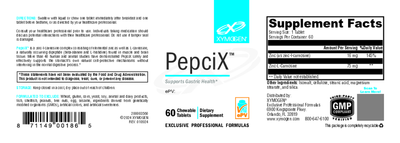 PepciX 60 Tablets Curated Wellness