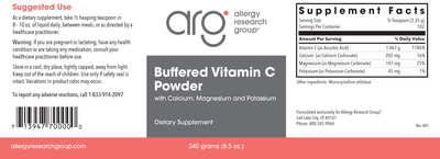 Buffered Vitamin C Powder 240 g Curated Wellness