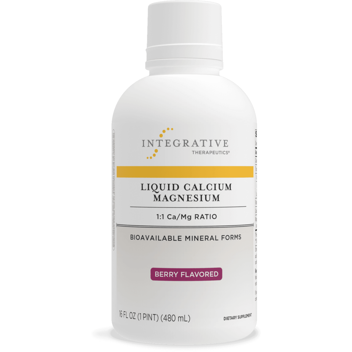 Liquid Calcium Magnesium 1:1 Berry  Curated Wellness