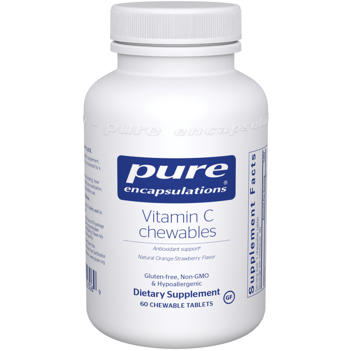 Vitamin C chewables 60 tabs Curated Wellness