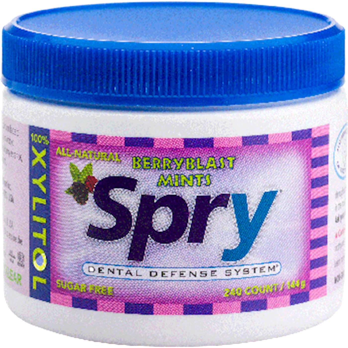 Spry Xylitol Mints Berry Blast 240 ct Curated Wellness