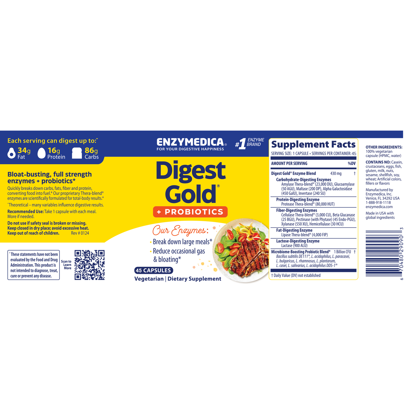 Digest Gold + Probiotics  Curated Wellness