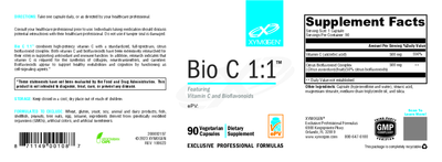 Bio C 1:1 90 Capsules Curated Wellness