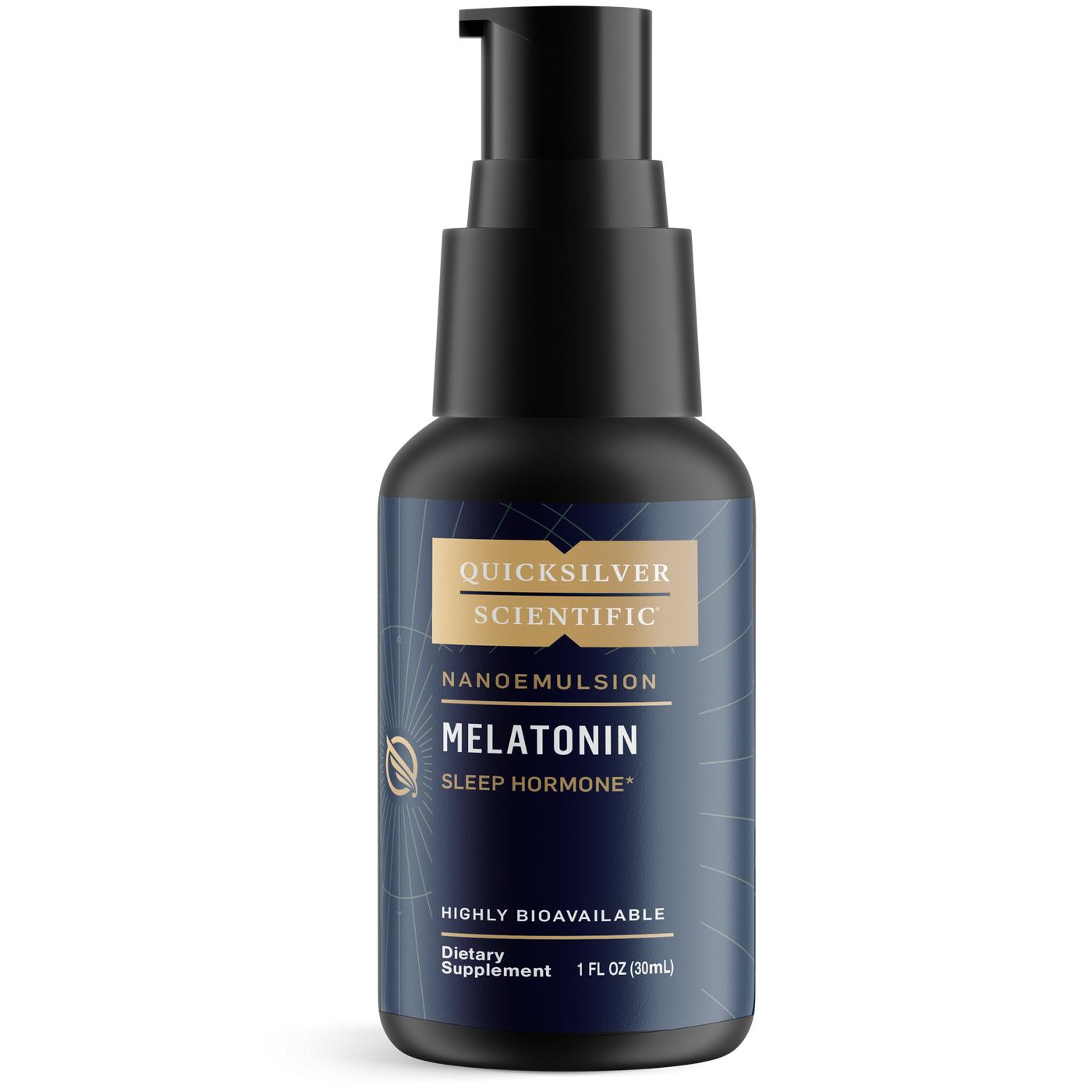 Melatonin 1 mg 1 fl oz Curated Wellness