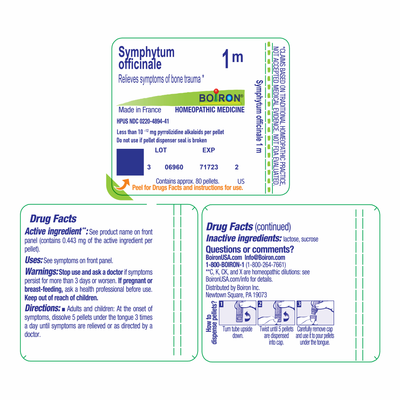 Symphytum officinale 1M 80 plts Curated Wellness