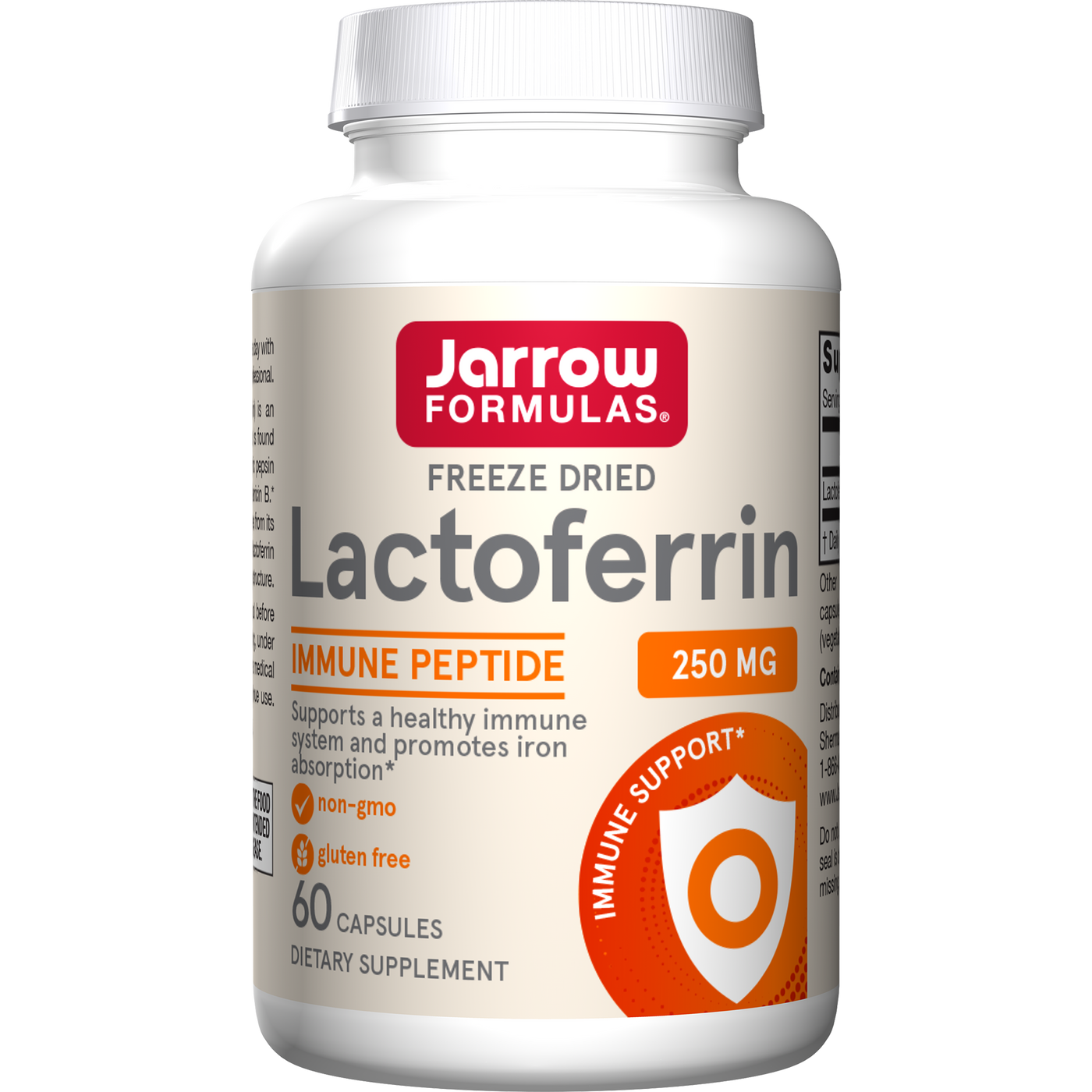 Lactoferrin Freeze-Dried 250 mg  Curated Wellness
