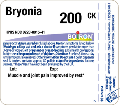 Bryonia 200CK 80 plts Curated Wellness