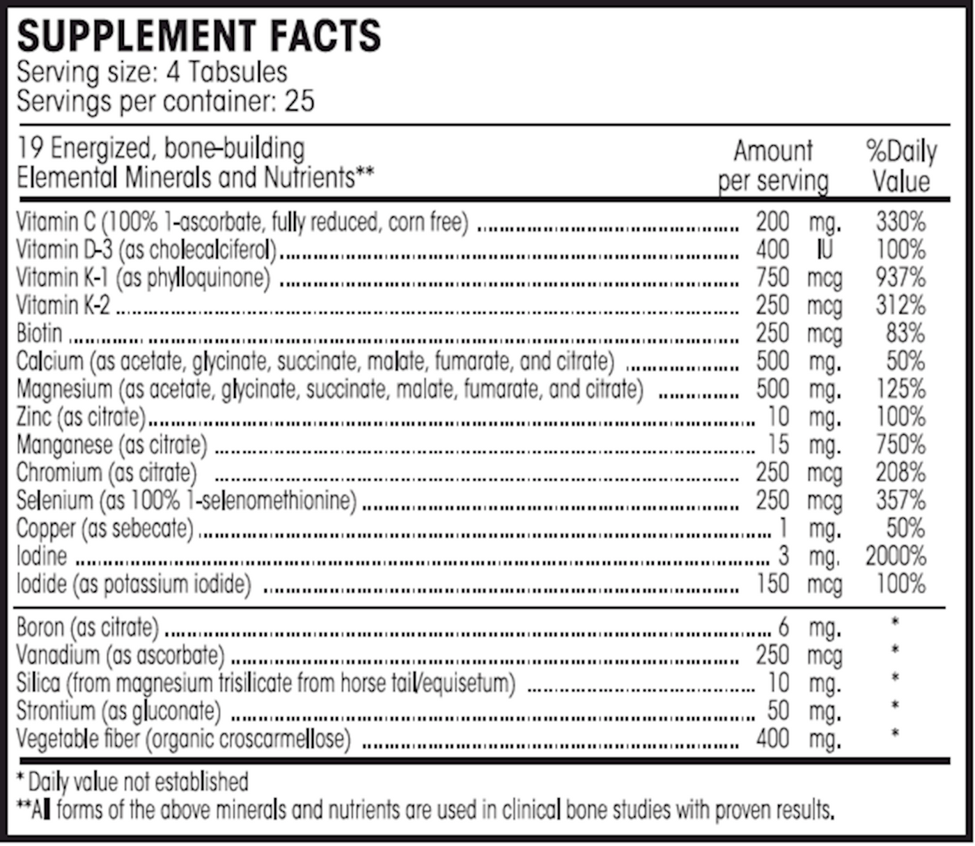 Bone Guard Forté (Reformulated) 100 ct Curated Wellness