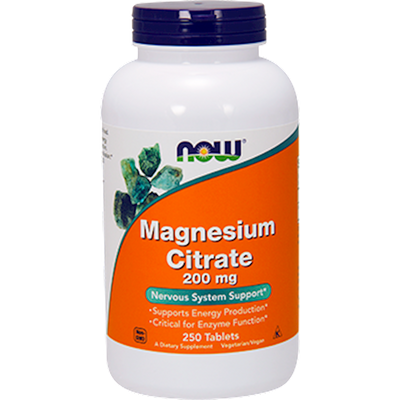 Magnesium Citrate 200 mg 250 tabs Curated Wellness