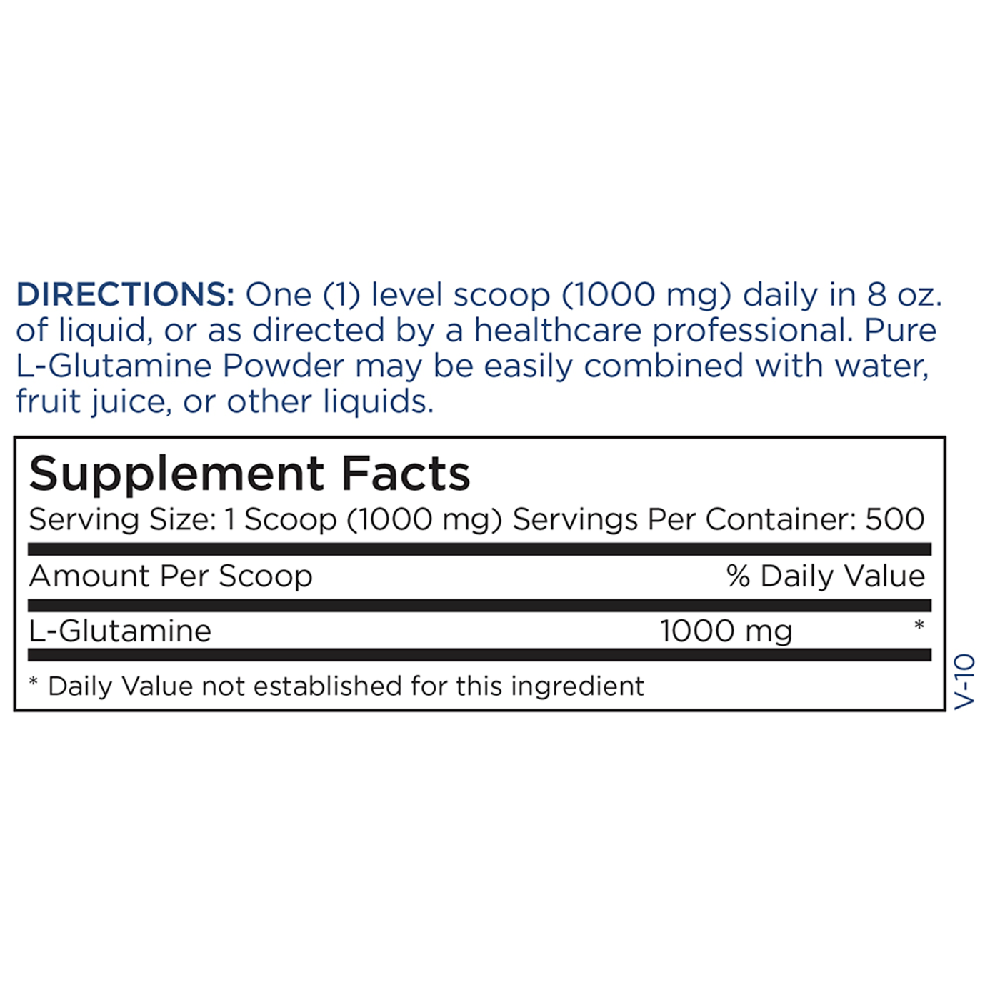 L-Glutamine Powder ings Curated Wellness