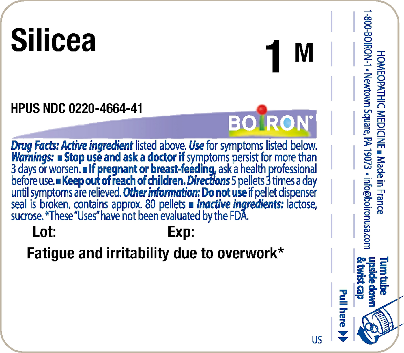 Silicea 1M 80 plts Curated Wellness