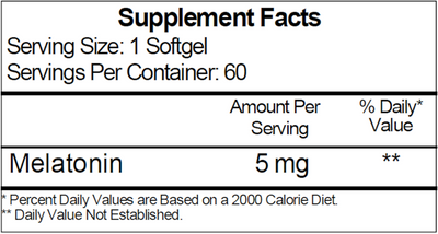 Melatone 5 mg  Curated Wellness