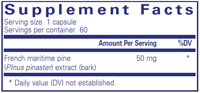 Pycnogenol 50 mg  Curated Wellness