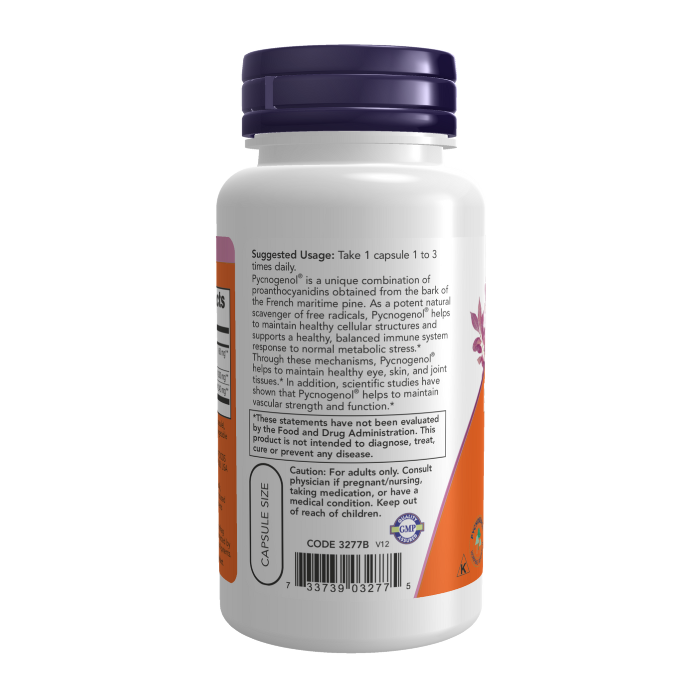 Pycnogenol 60 mg  Curated Wellness