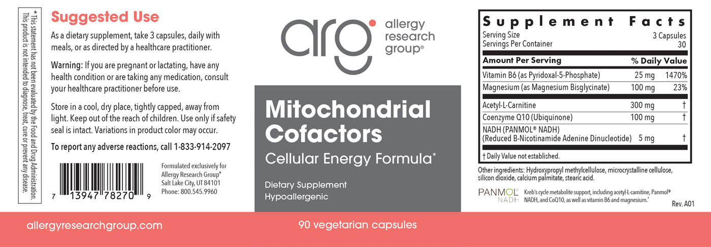 Mitochondrial Cofactors  Curated Wellness