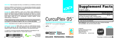 CurcuPlex-95 60 Capsules Curated Wellness