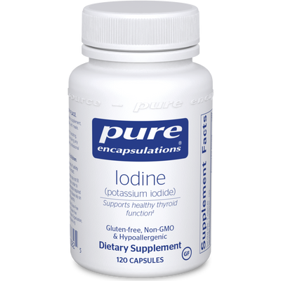 Iodine (potassium iodide) 120 caps Curated Wellness