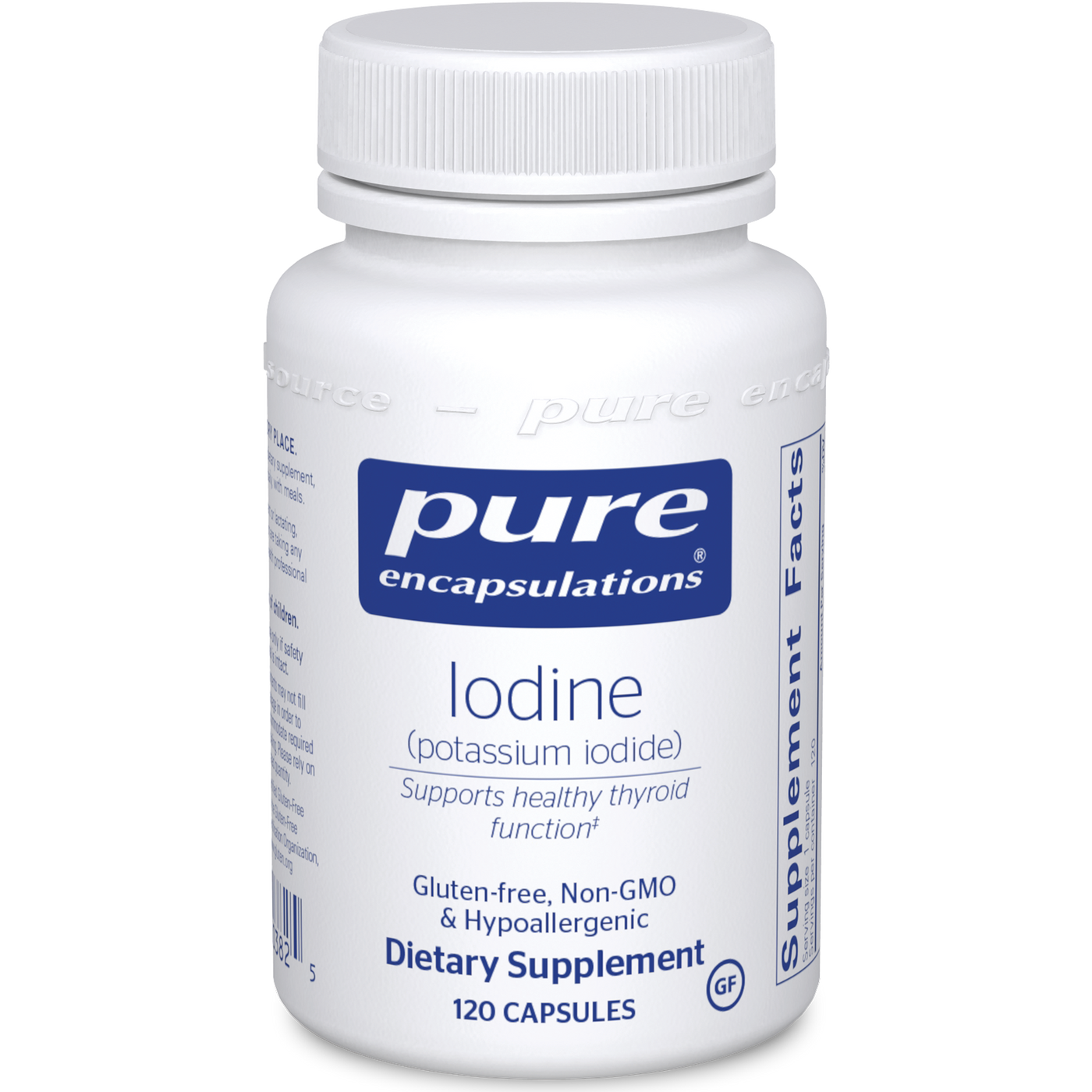 Iodine (potassium iodide) 120 caps Curated Wellness